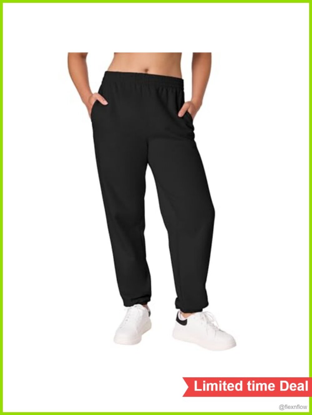 Midweight Fleece Joggers Sweatpants with Pockets 30 Inseam Tapered